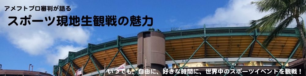 アメフトプロ審判が語る「スポーツ現地生観戦の魅力」